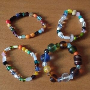 Handmade Gem Bracelet Lot